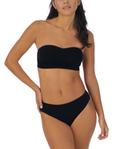 On Gossamer Women's Cabana Cotton Seamless Strapless Bandeau G5312