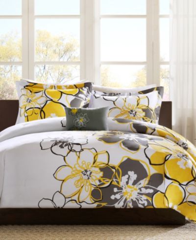 Intelligent Design Allison Printed 4-Piece Comforter Set, King/California King
