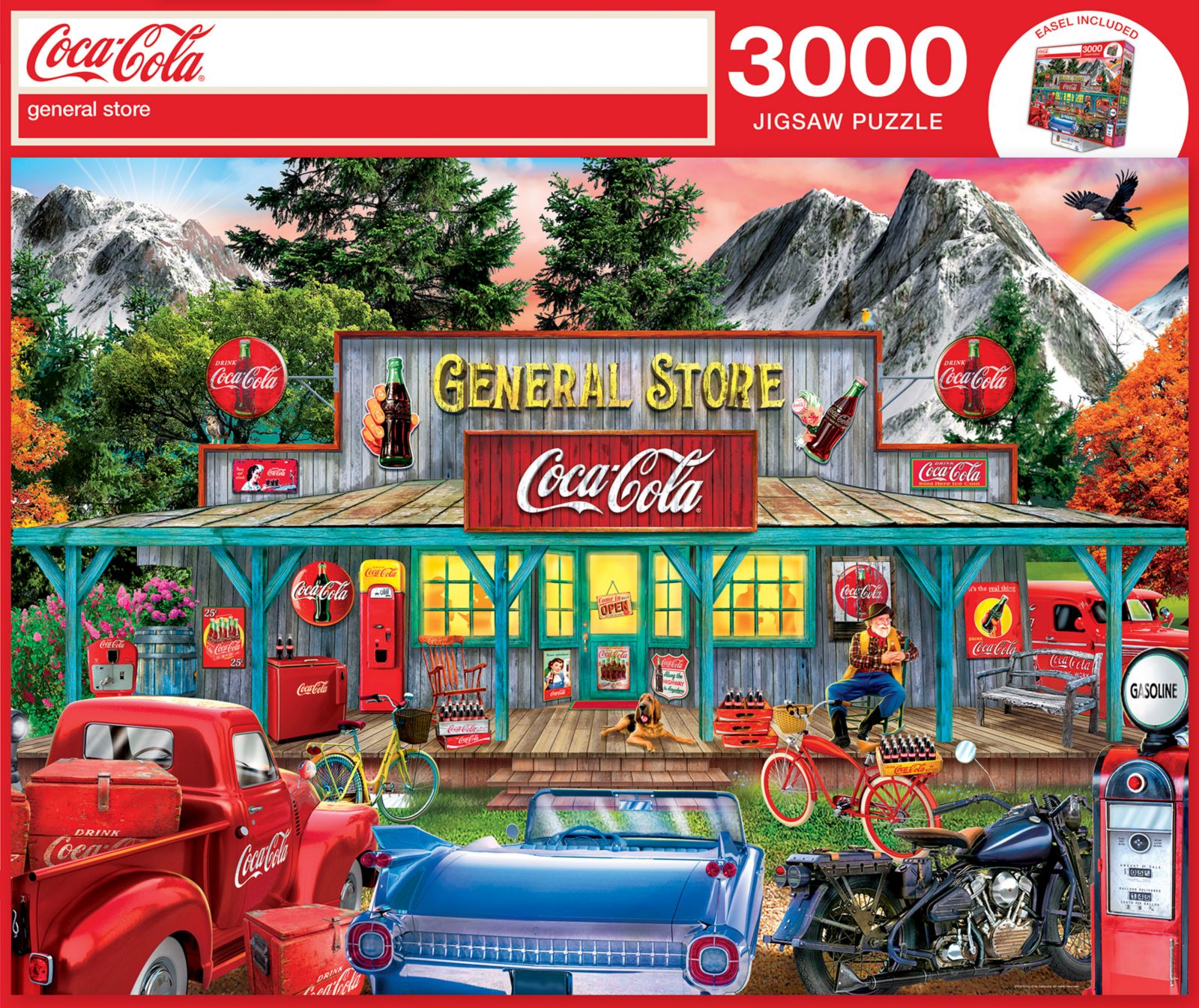 Пазл для взрослых MasterPieces - Coca-Cola General Store 3000 Piece