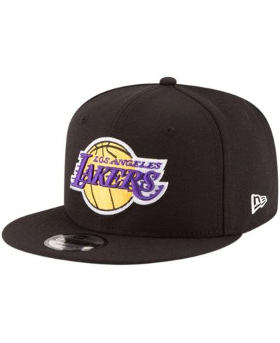 Мужская бейсболка New Era Los Angeles Lakers Official Team Color 9FIFTY, черная
