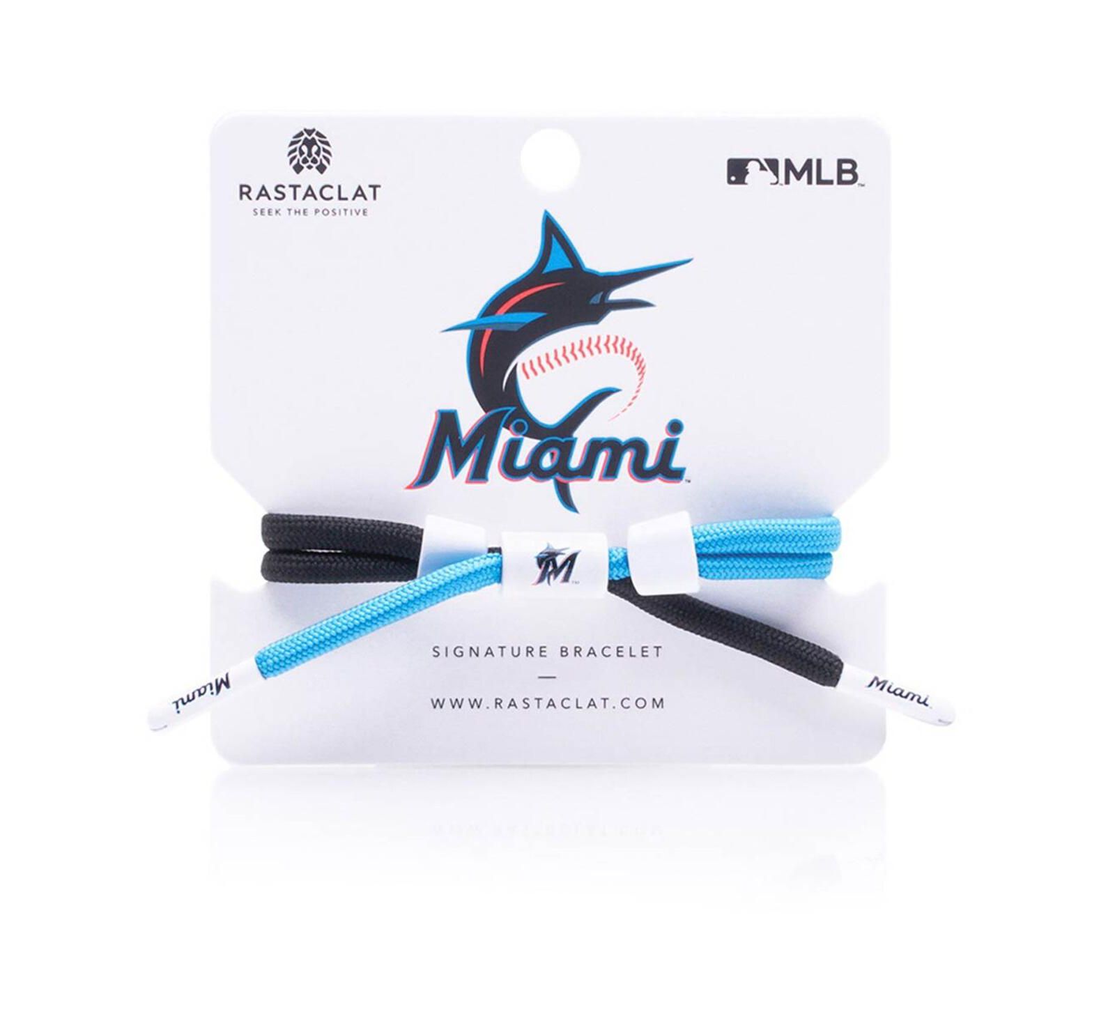 Rastaclat мужской браслет Miami Marlins Signature Outfield