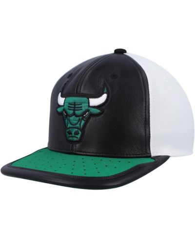 Мужская кепка Mitchell & Ness Chicago Bulls Day One Snapback, белая и зеленая