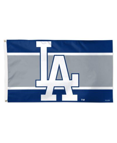 Флаг Wincraft Los Angeles Dodgers Horizontal Stripe Deluxe Single-Sided 3' x 5'