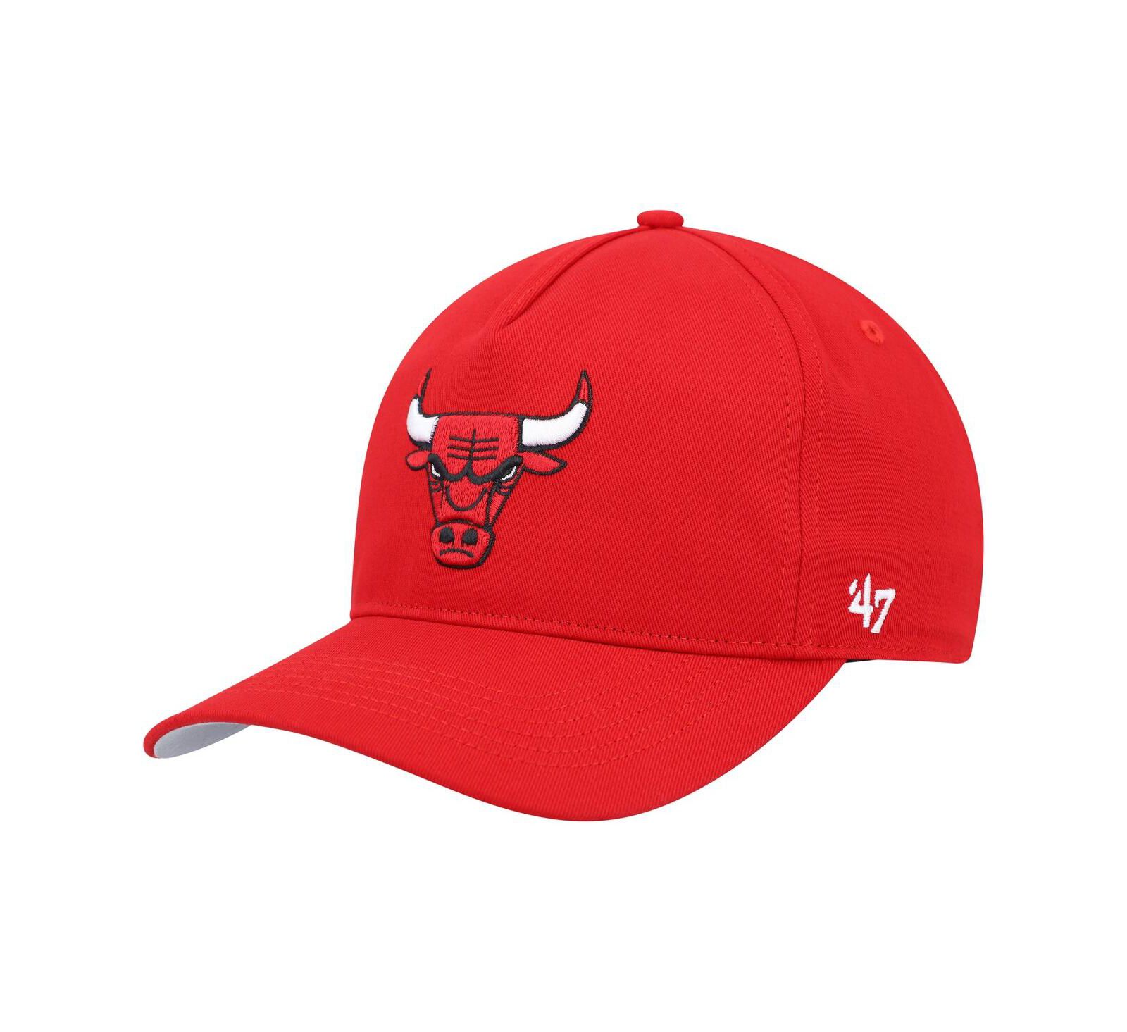 Men's '47 Brand Red Chicago Bulls Hitch Snapback Hat