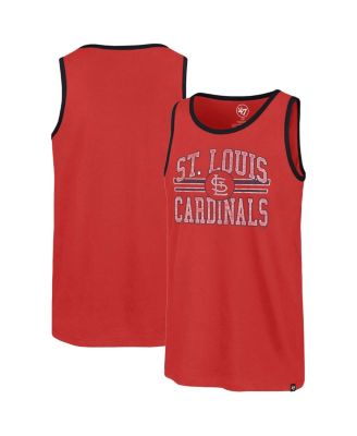 Men's '47 Brand Red St. Louis Cardinals Winger Franklin Tank Top