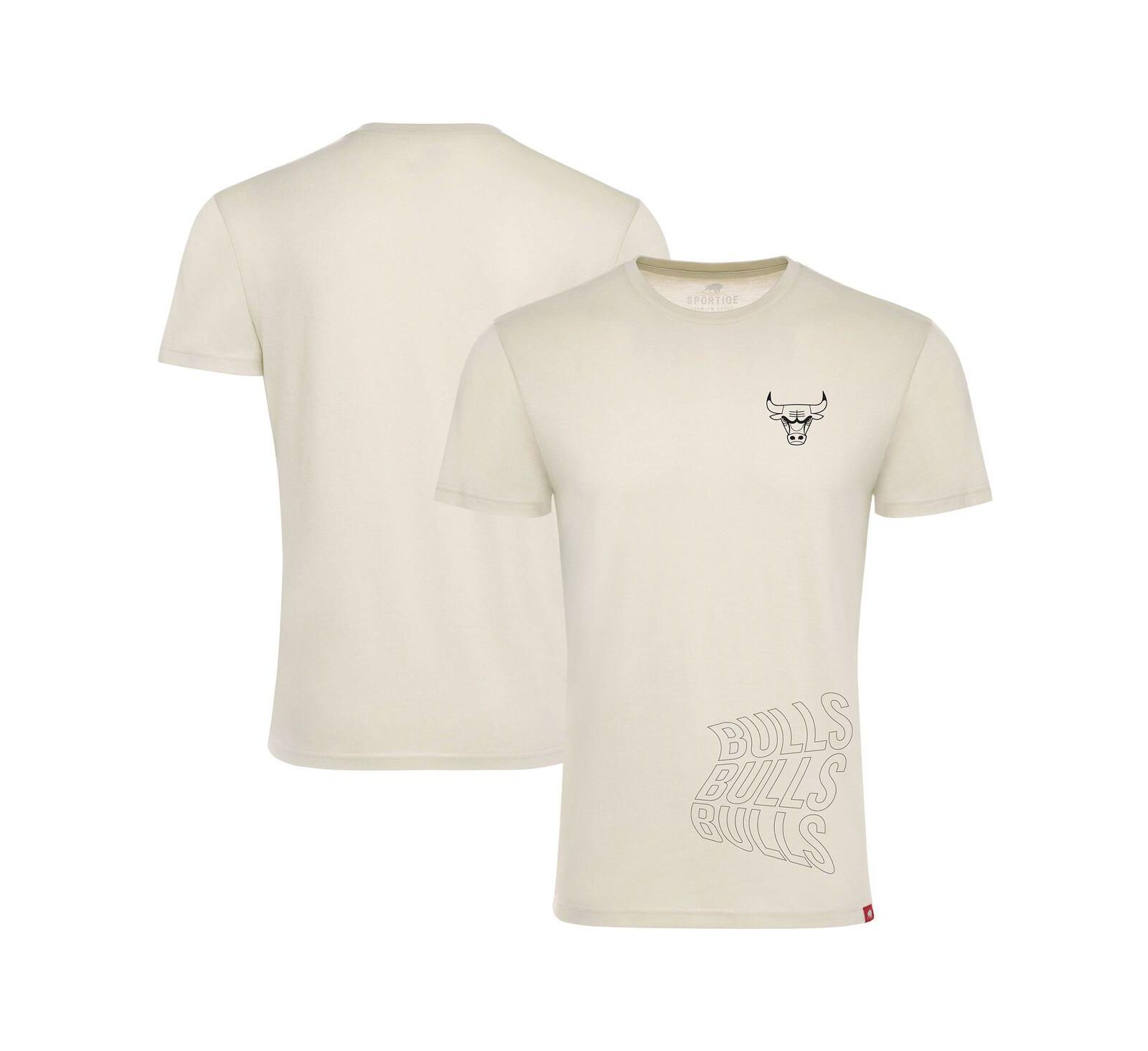 Sportiqe Унисекс хлопковая футболка Chicago Bulls 1966 Collection Cream