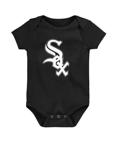 Newborn and Infant Boys and Girls Black Chicago White Sox Primary Team Logo Bodysuit