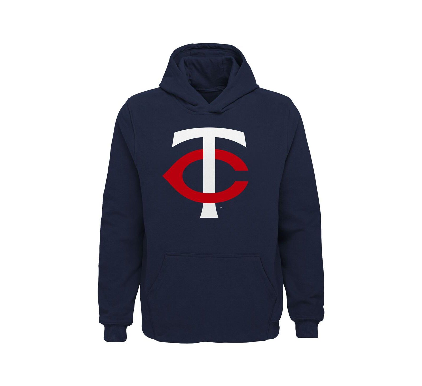 Outerstuff Детский темно-синий худи pullover Minnesota Twins с основным логотипом