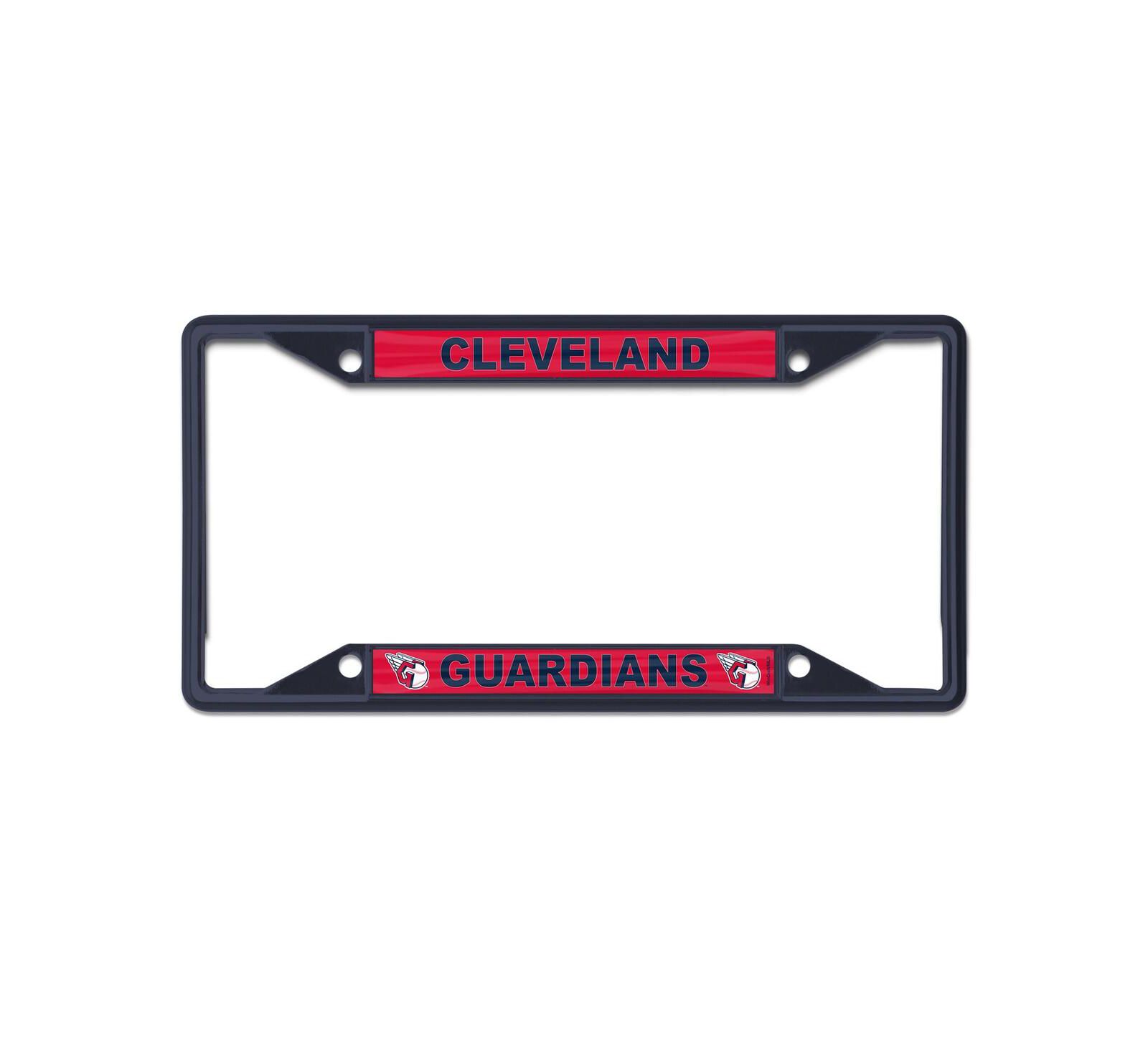 Рамка для номерного знака Wincraft Cleveland Guardians Chrome Color License Plate Frame