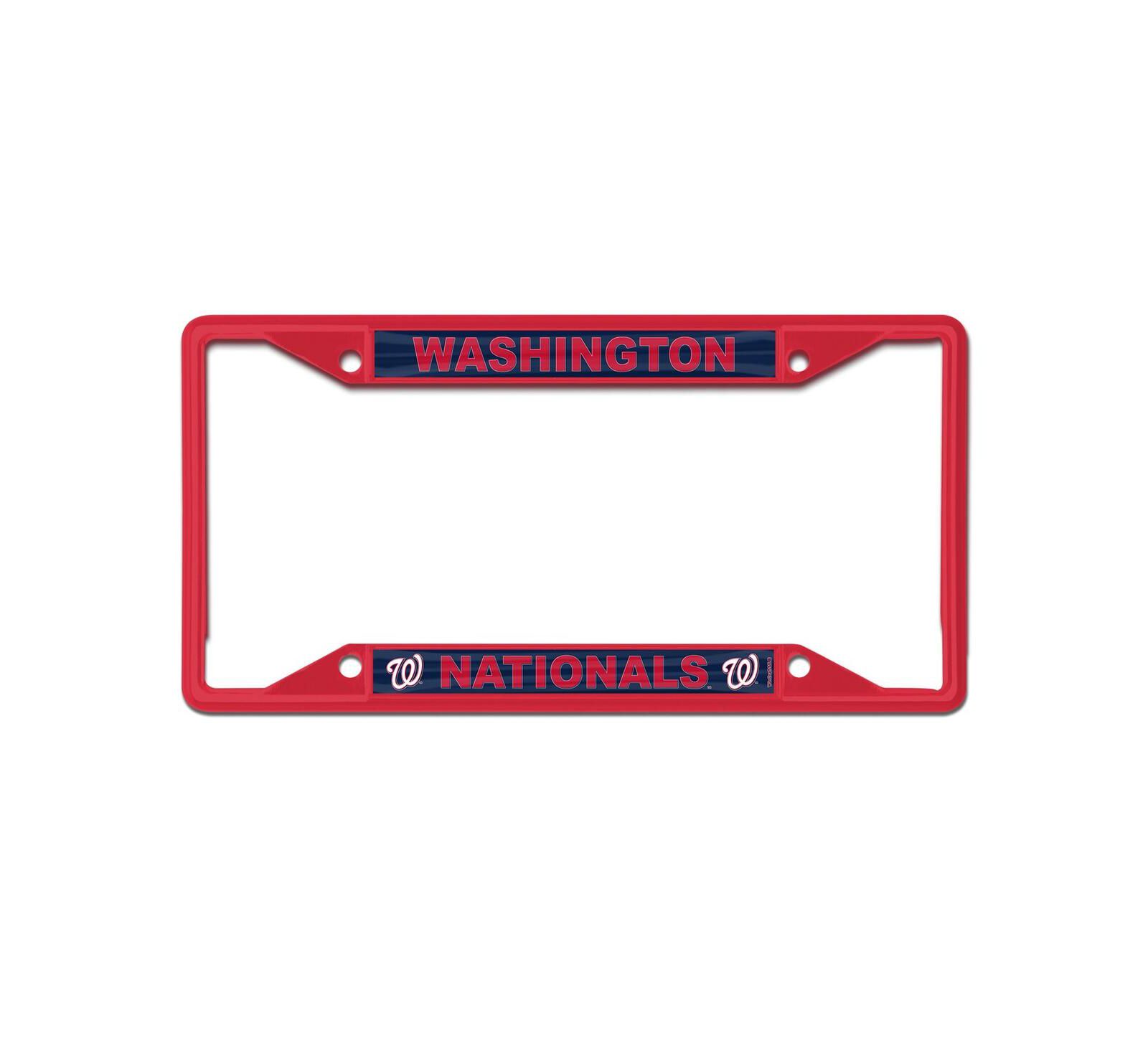 Рамка для номерного знака Wincraft Washington Nationals Chrome Color License Plate Frame