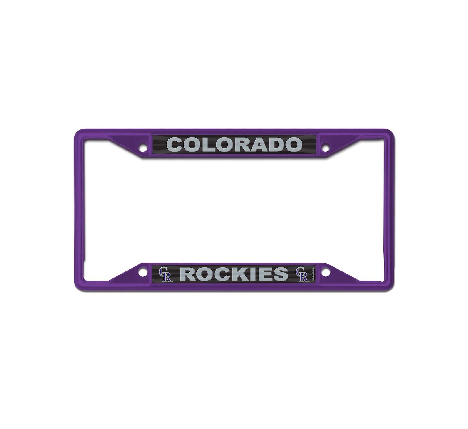 Wincraft Colorado Rockies Chrome Color License Plate Frame