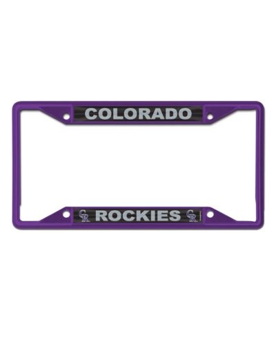 Рамка для номерного знака Wincraft Colorado Rockies Chrome Color