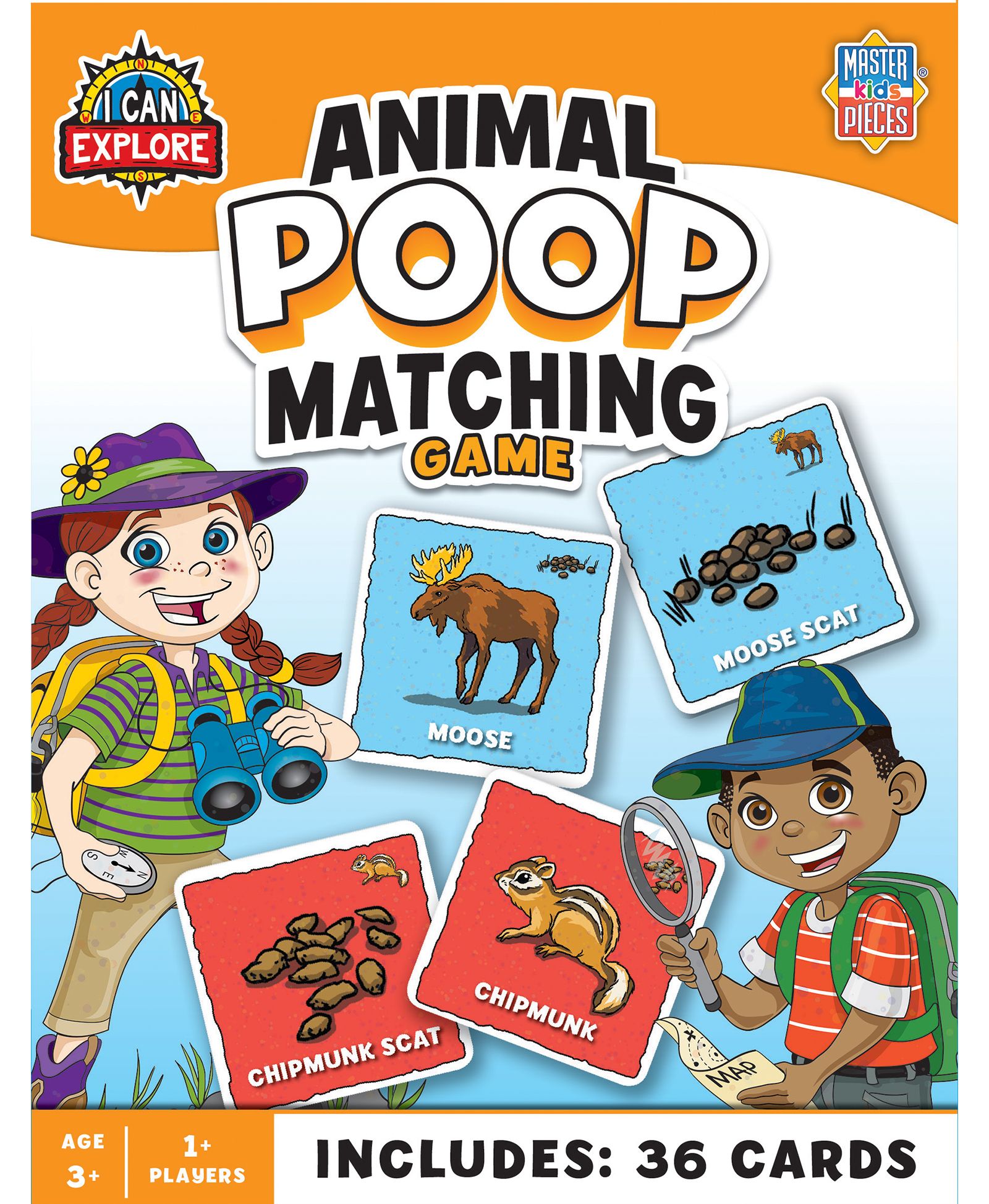 Игра на сопоставление Animal Poop