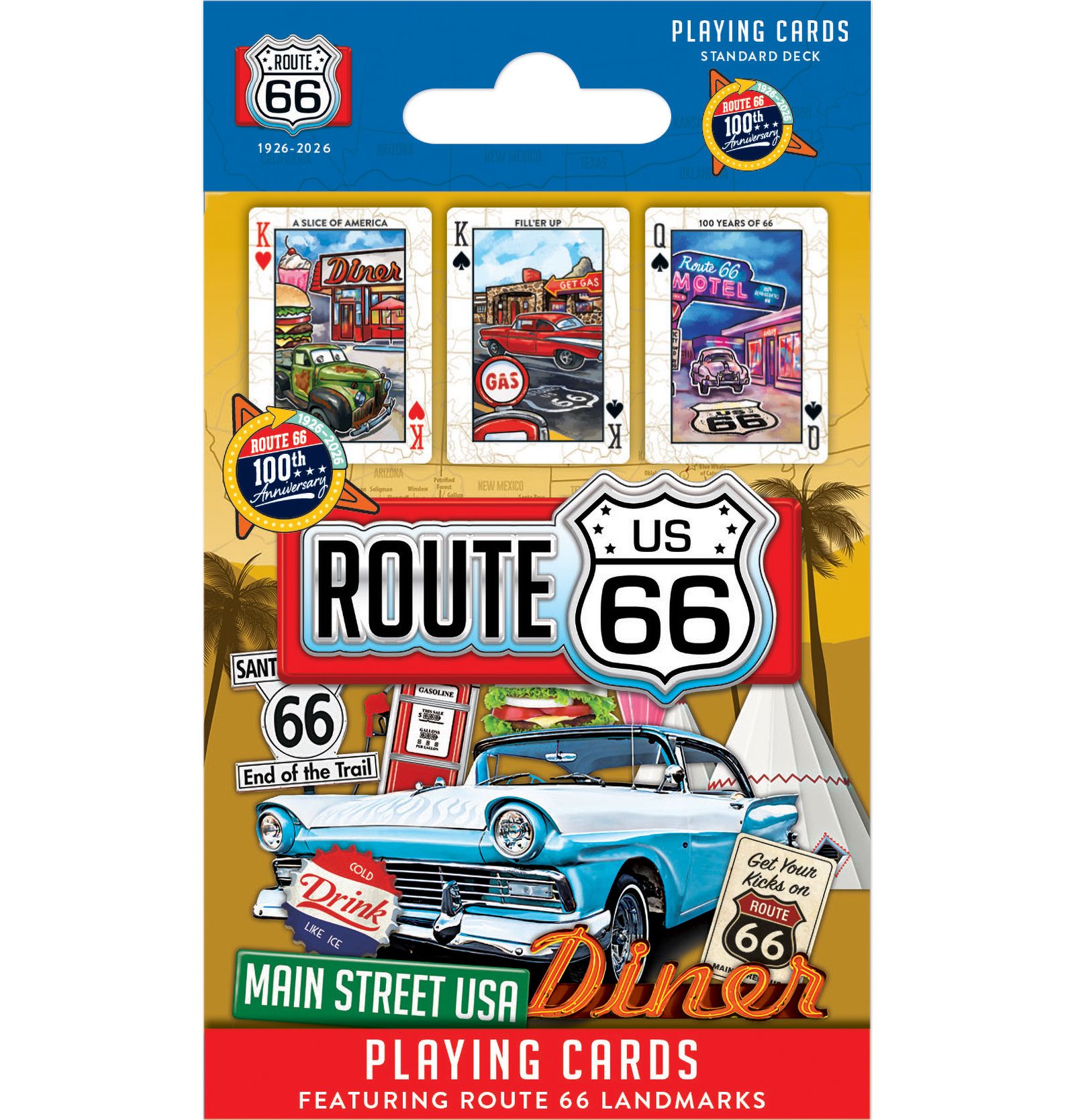 Игральные карты Route 66 - колода 54 карты