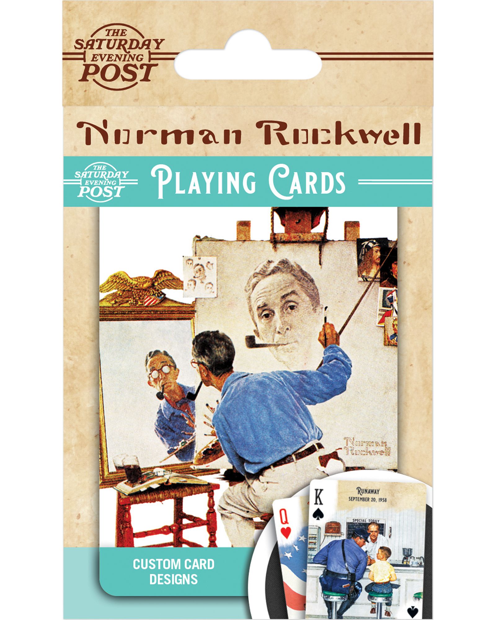 Игральные карты MasterPieces - Norman Rockwell, колода 54 карты