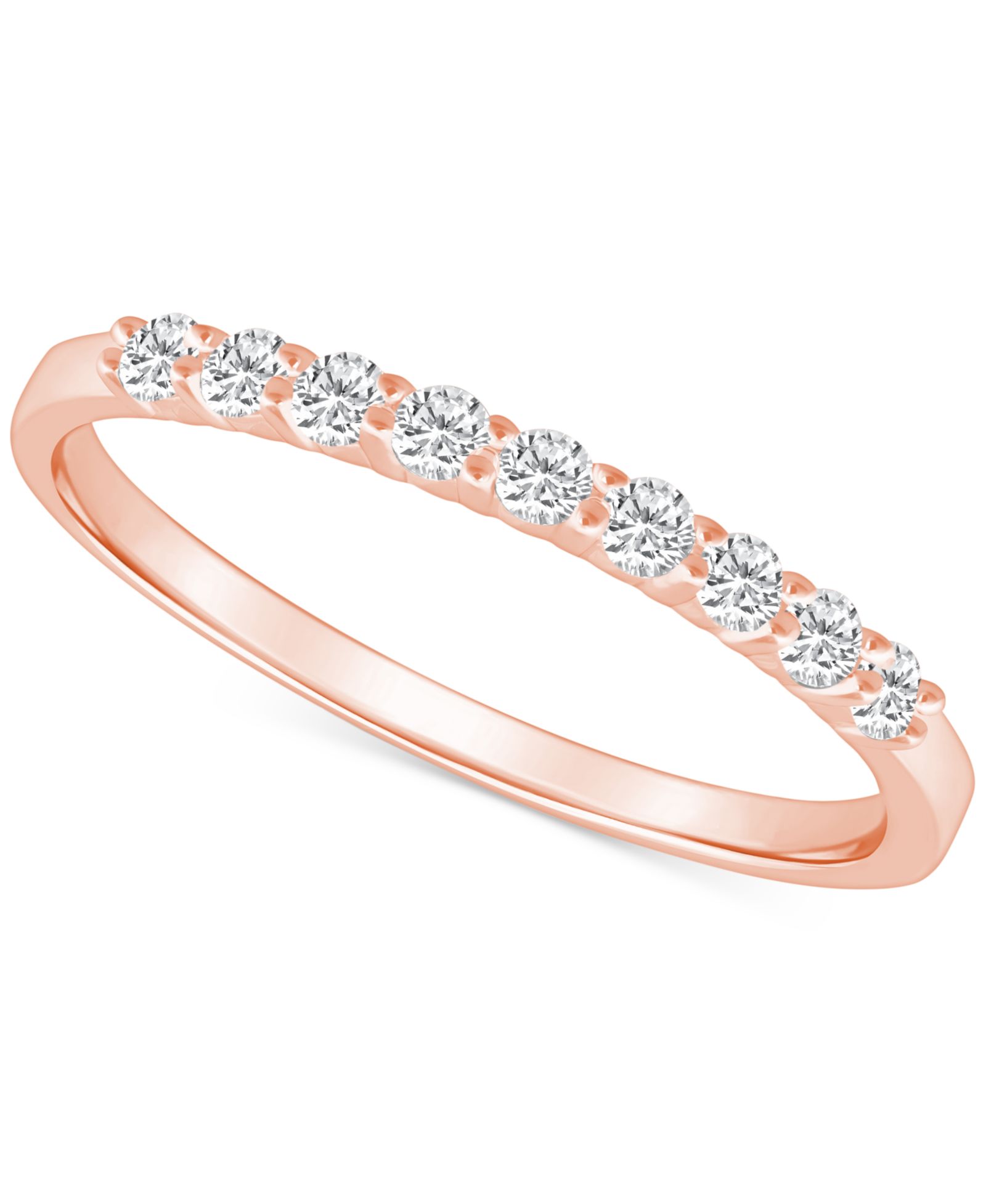 Diamond Wedding Band (1/4 ct. t.w.) in 14k Gold