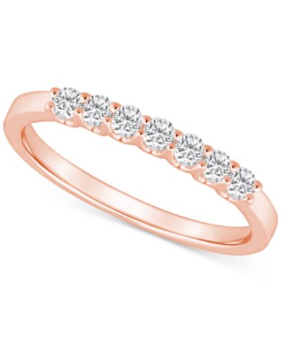 Свадебное обручальное кольцо (1/3 ct. t.w.) из золота 14k