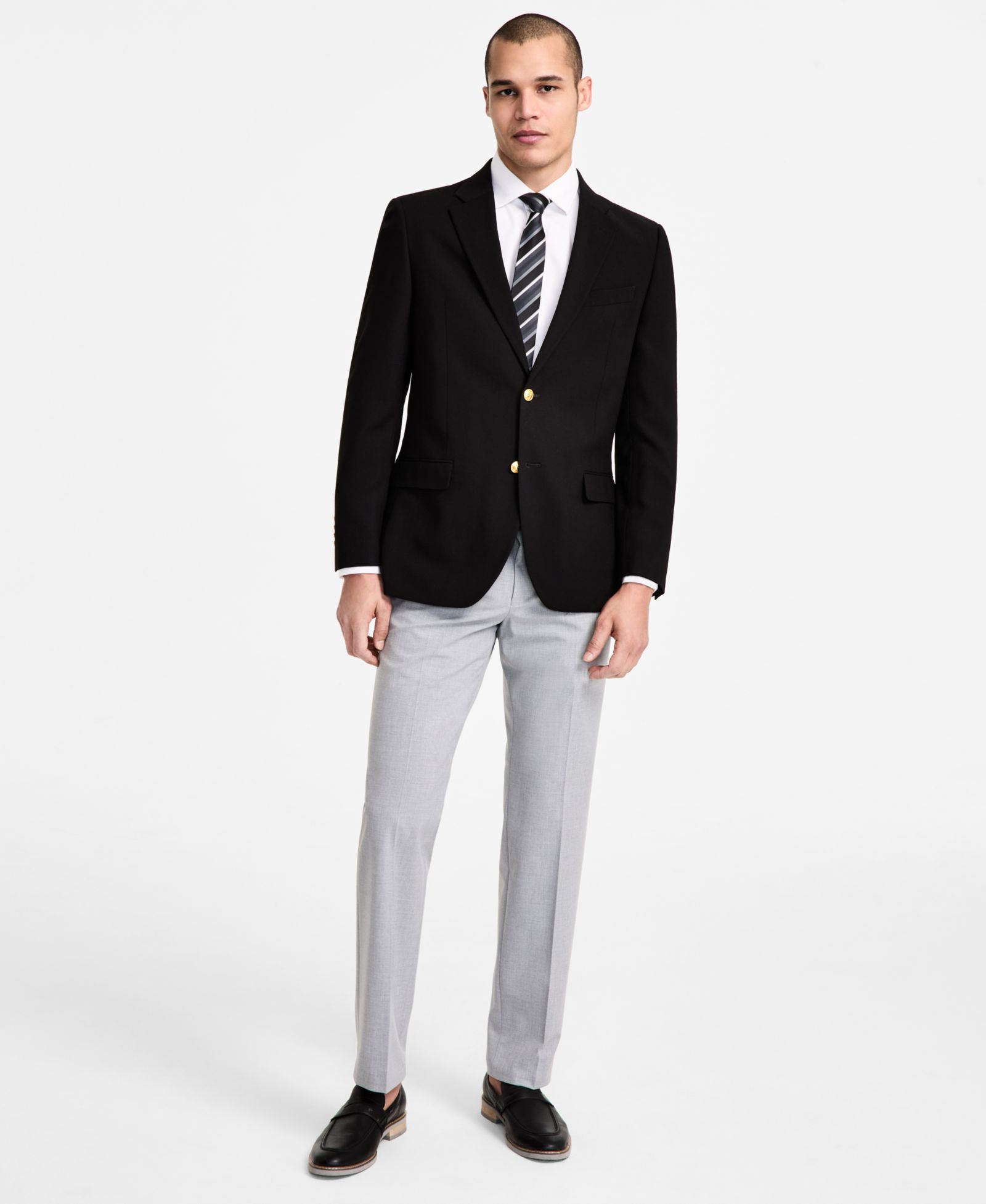 Nautica Men's Modern-Fit Active Stretch Solid Blazer