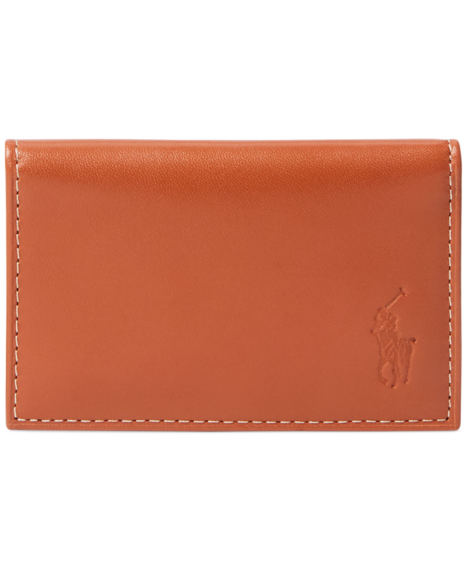 Polo Ralph Lauren Мужской кожаный картхолдер Burnished