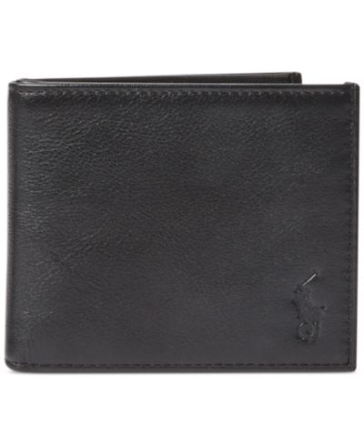 Polo Ralph Lauren Мужской кожаный бифолд