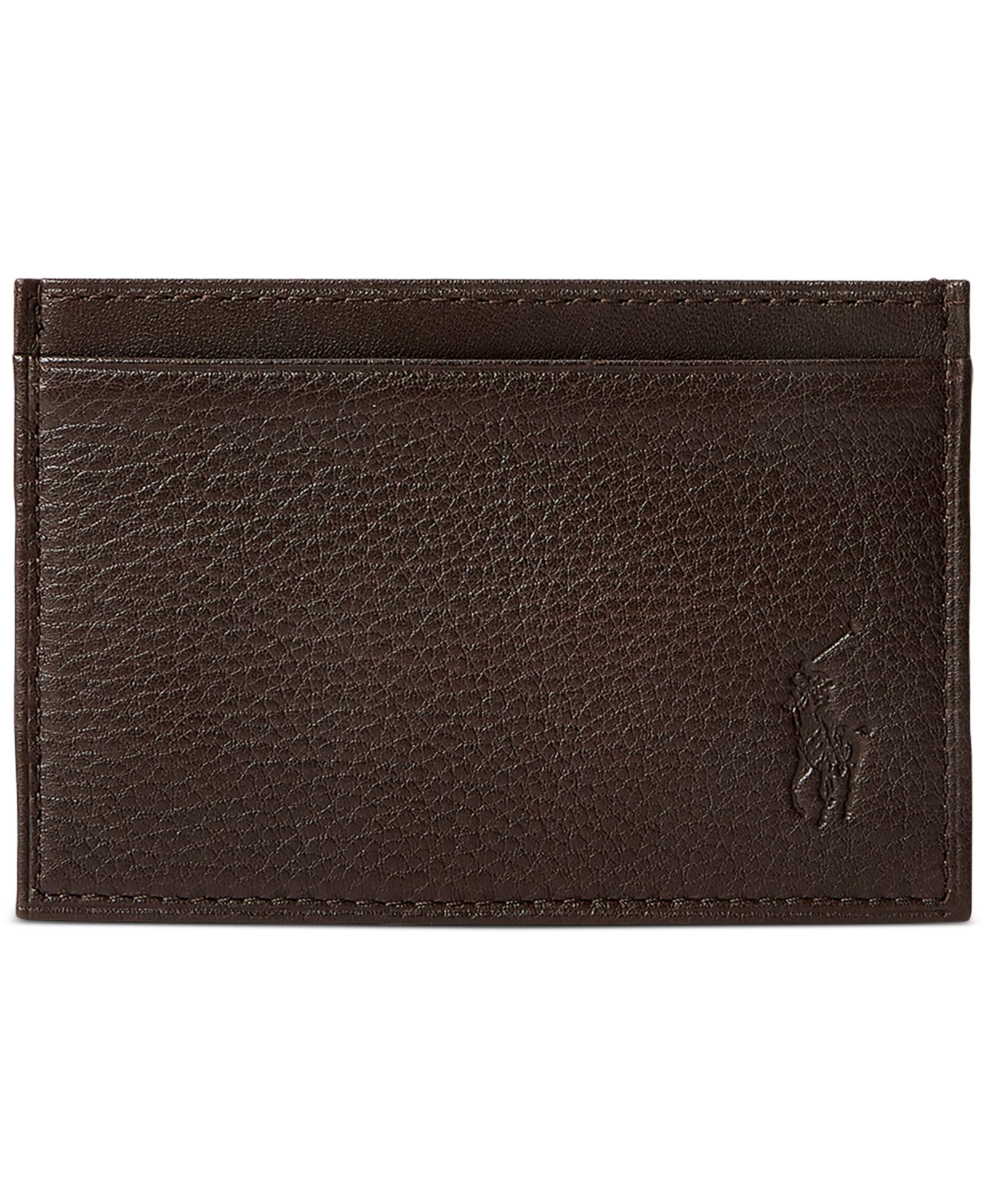 Polo Ralph Lauren Men's Pebbled Leather Card Case