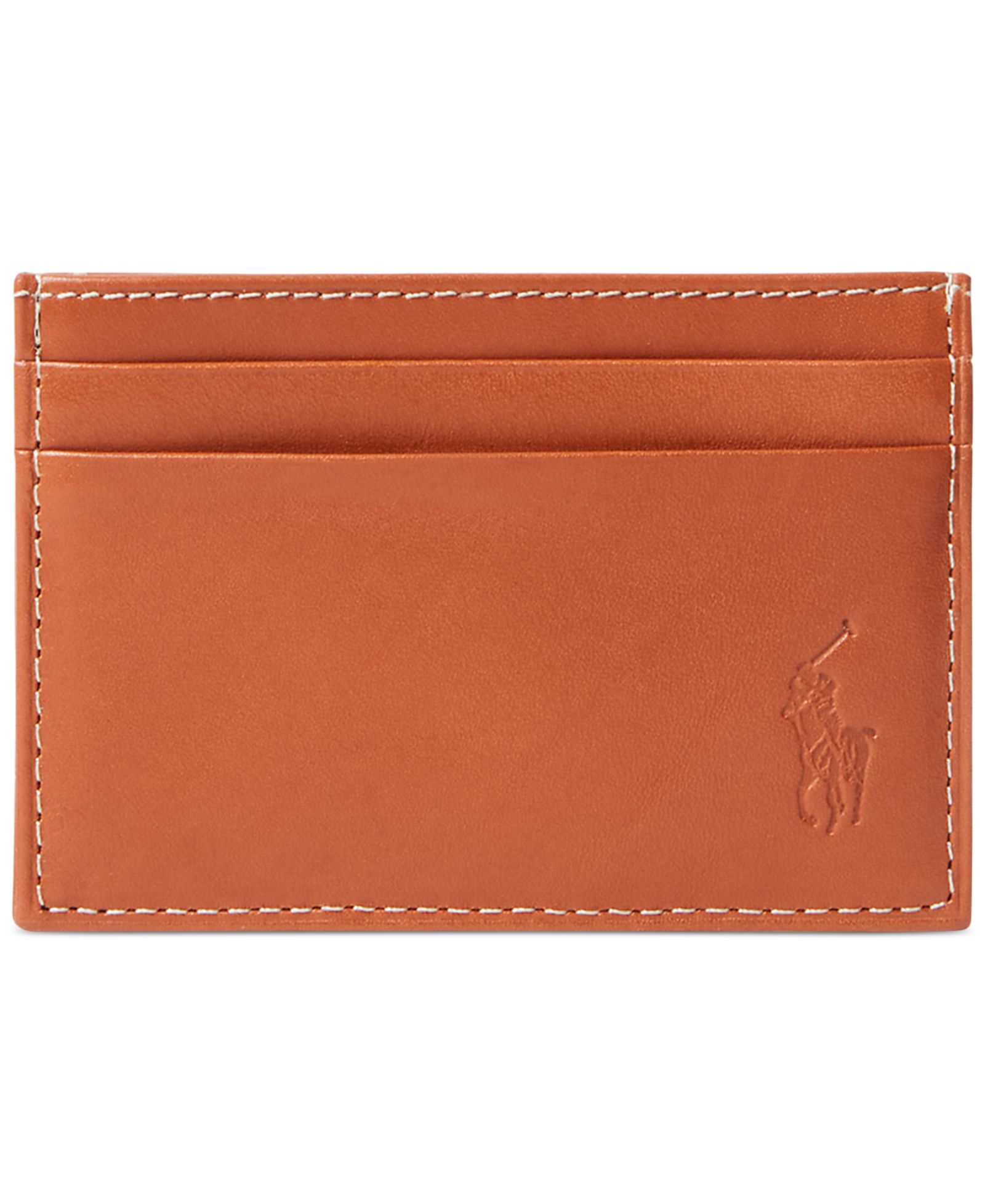 Картхолдер Polo Ralph Lauren Men's Burnished Leather & Money Clip