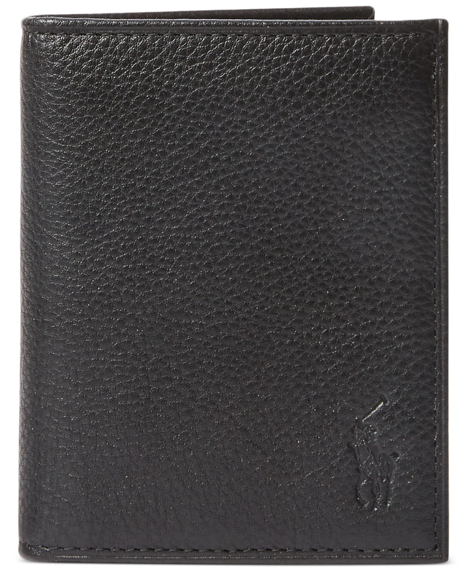 Мужской кожаный бифолд Polo Ralph Lauren Pebbled Leather
