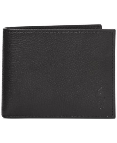 Polo Ralph Lauren Мужской кожаный кошелек Passcase