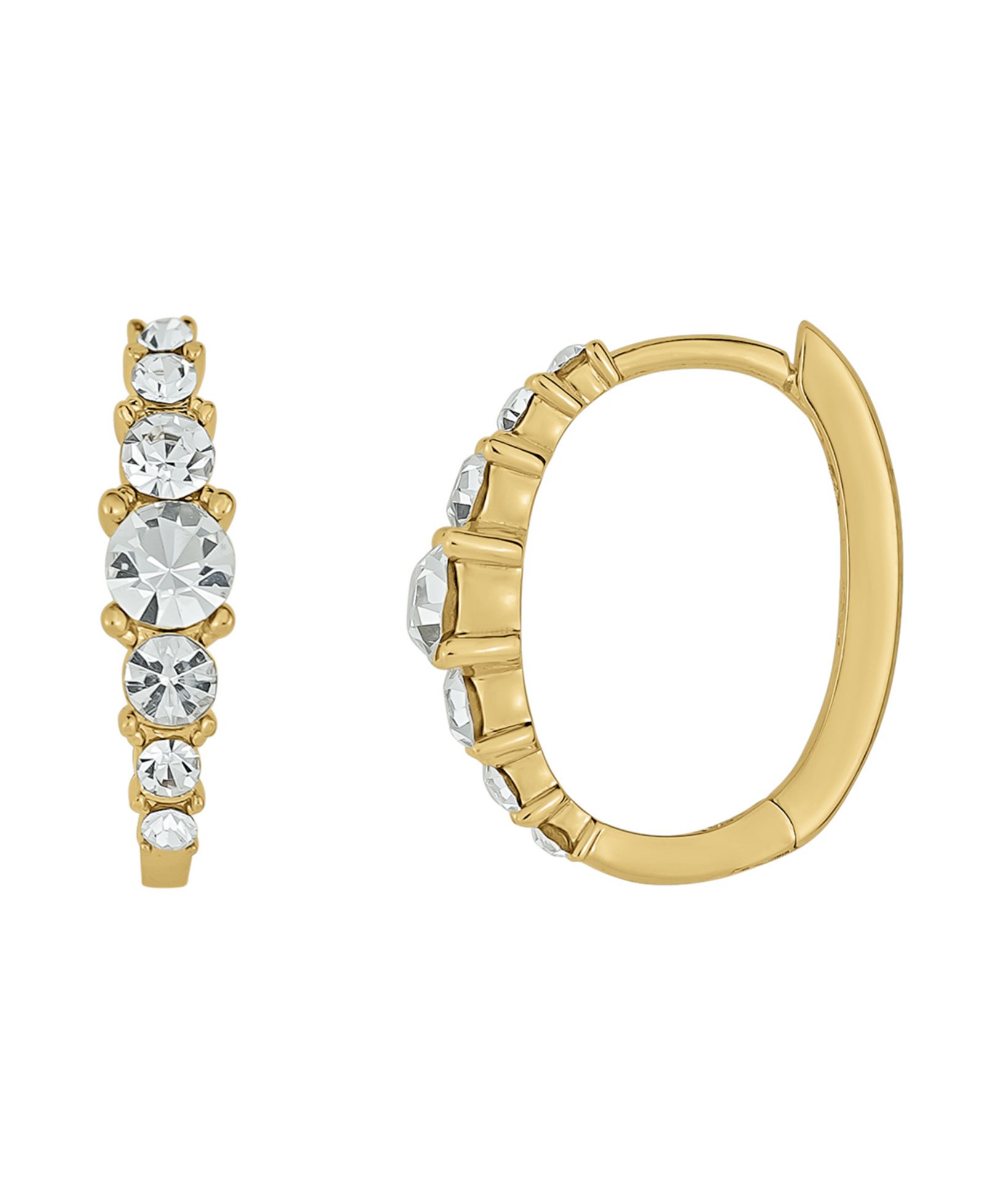 Серьги-кольца And Now This с позолотой 18K