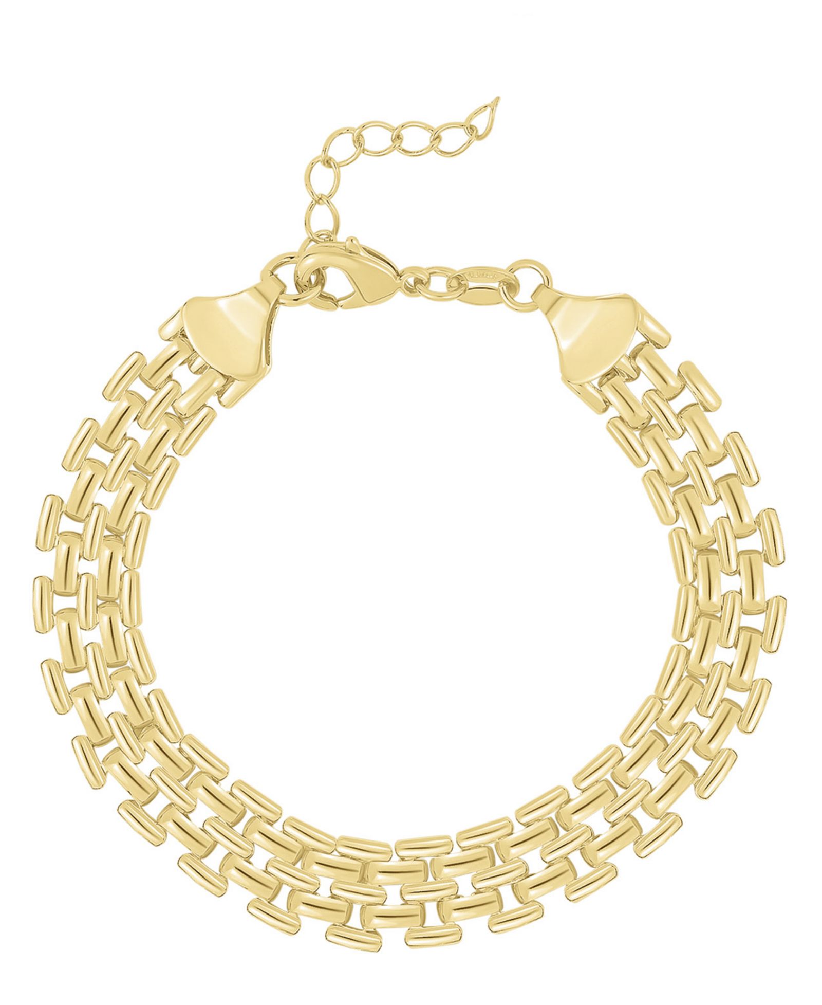 And Now This 18K Gold Plated Watch Band Link Bracelet