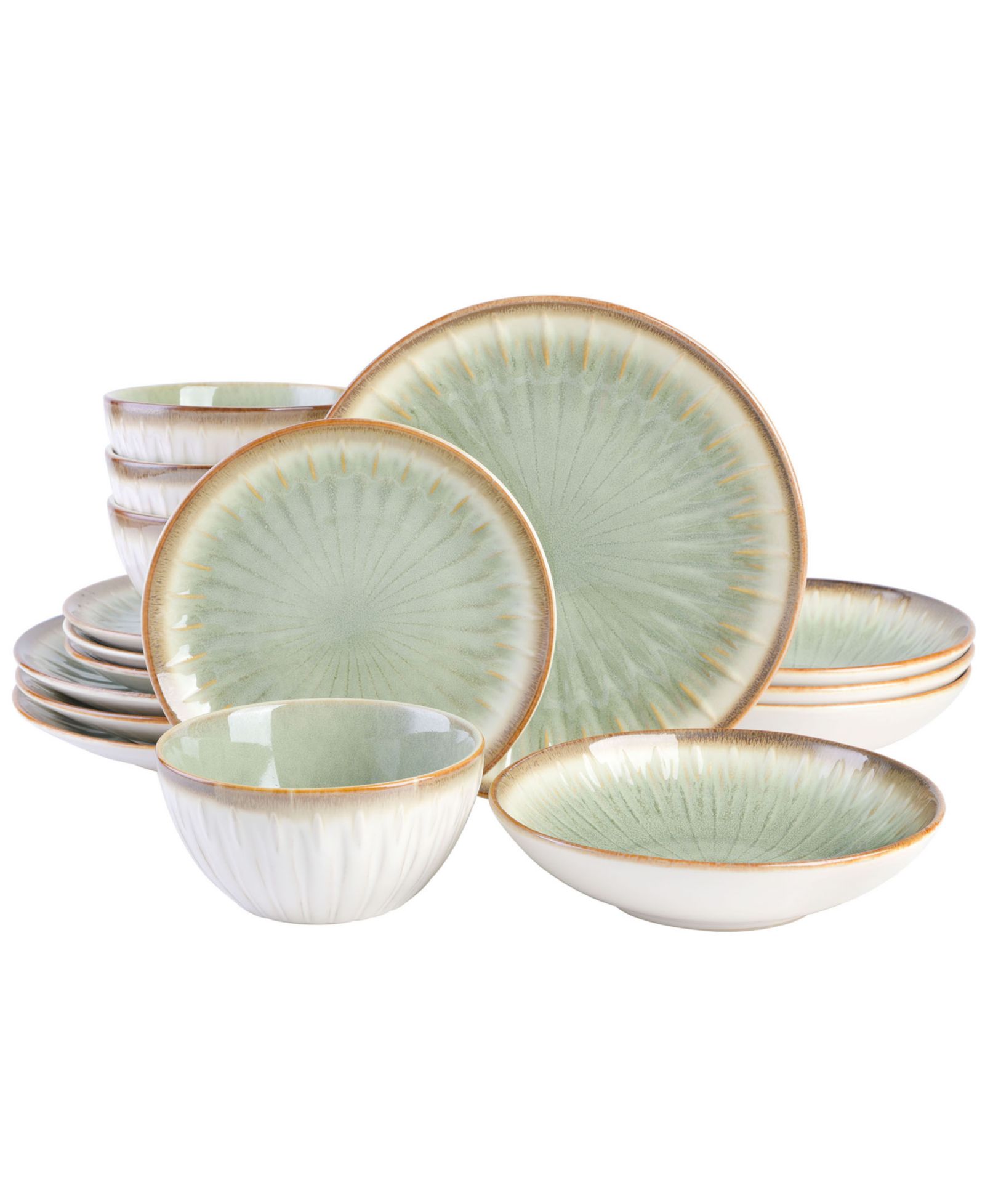 Gibson Elite Mayfair Bay 16 Pc. Dinnerware Set, Service for 4