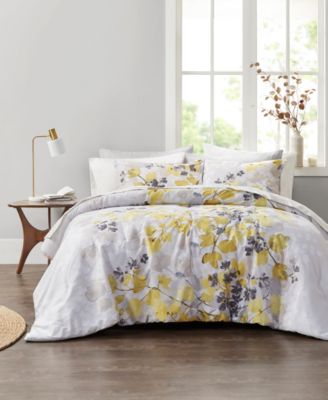 Madison Park Essentials Alexis Botanical Leaf 9-Pc. Comforter Set, Full