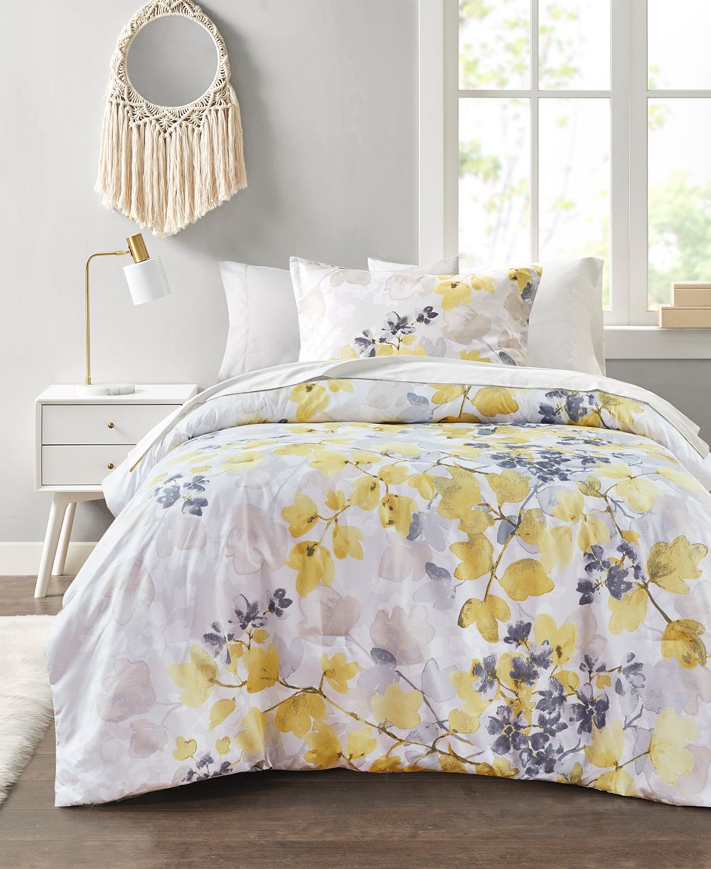 Madison Park Essentials Alexis Botanical Leaf 9-Pc. Comforter Set, Queen