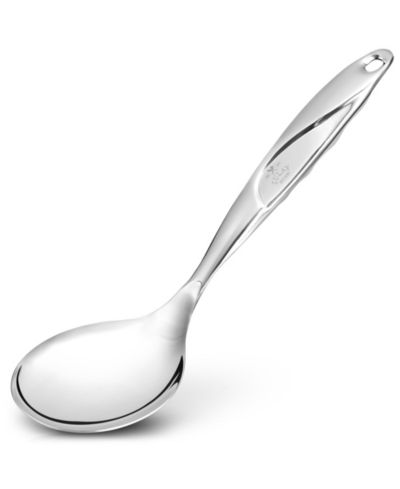 Zulay Kitchen Stainless Steel Multi-Purpose Serving Spoon with Comfort Handle (11.5 Inches, Large)