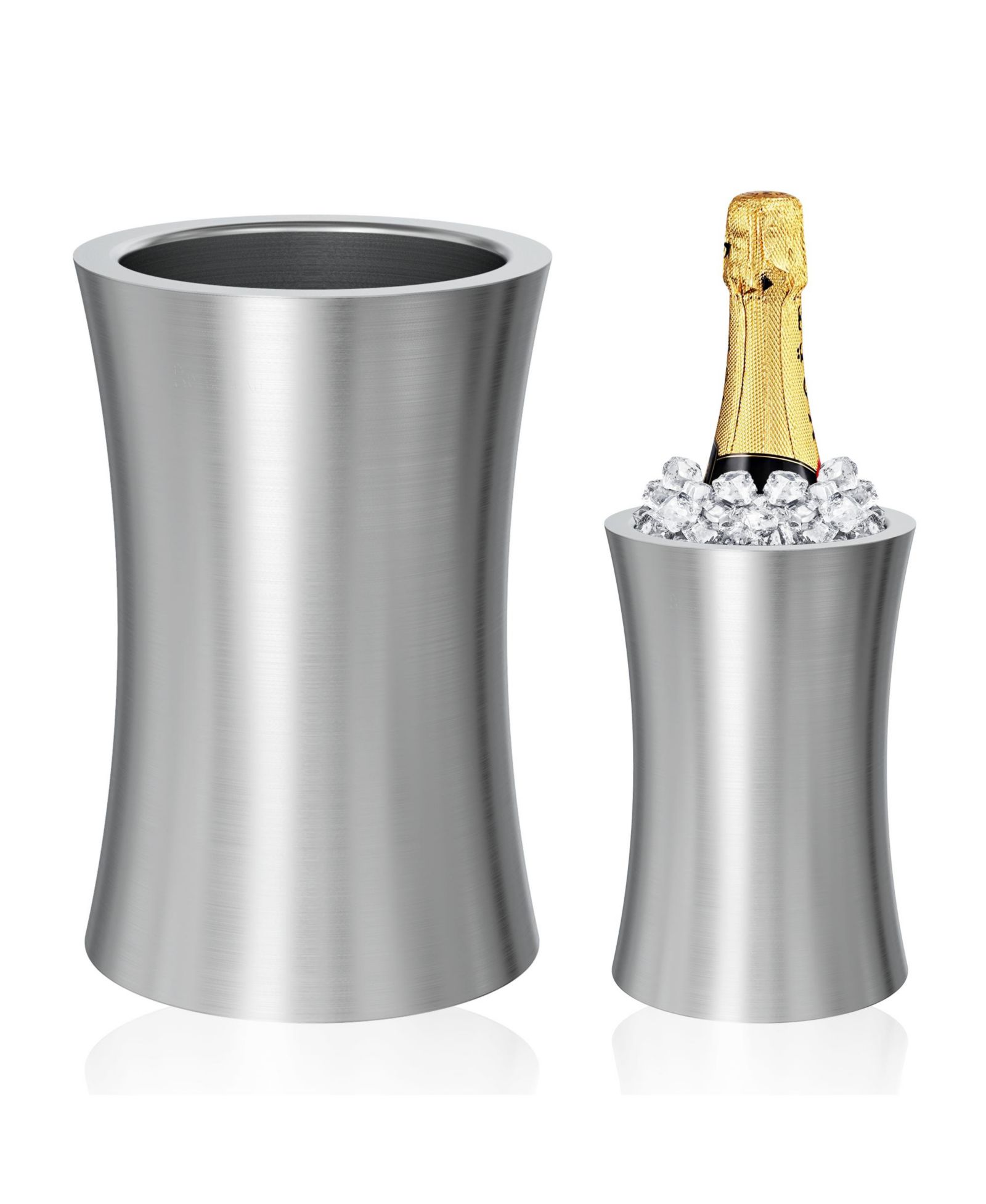 Megacasa Stainless Steel Slim Double Wall Wine Cooler