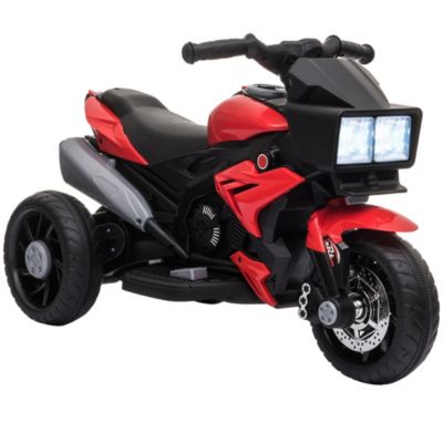 Aosom 3-Wheel Electric Kids Ride On Motorcycle, 55 lbs. Capacity, Ages 3-7