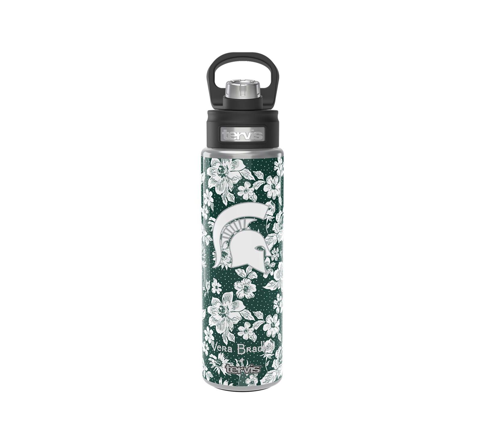 Бутылка Vera Bradley x Tervis Tumbler Michigan State Spartans 24 Oz с крышкой