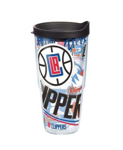 Tervis Tumbler LA Clippers 24 Oz All Over Classic Tumbler