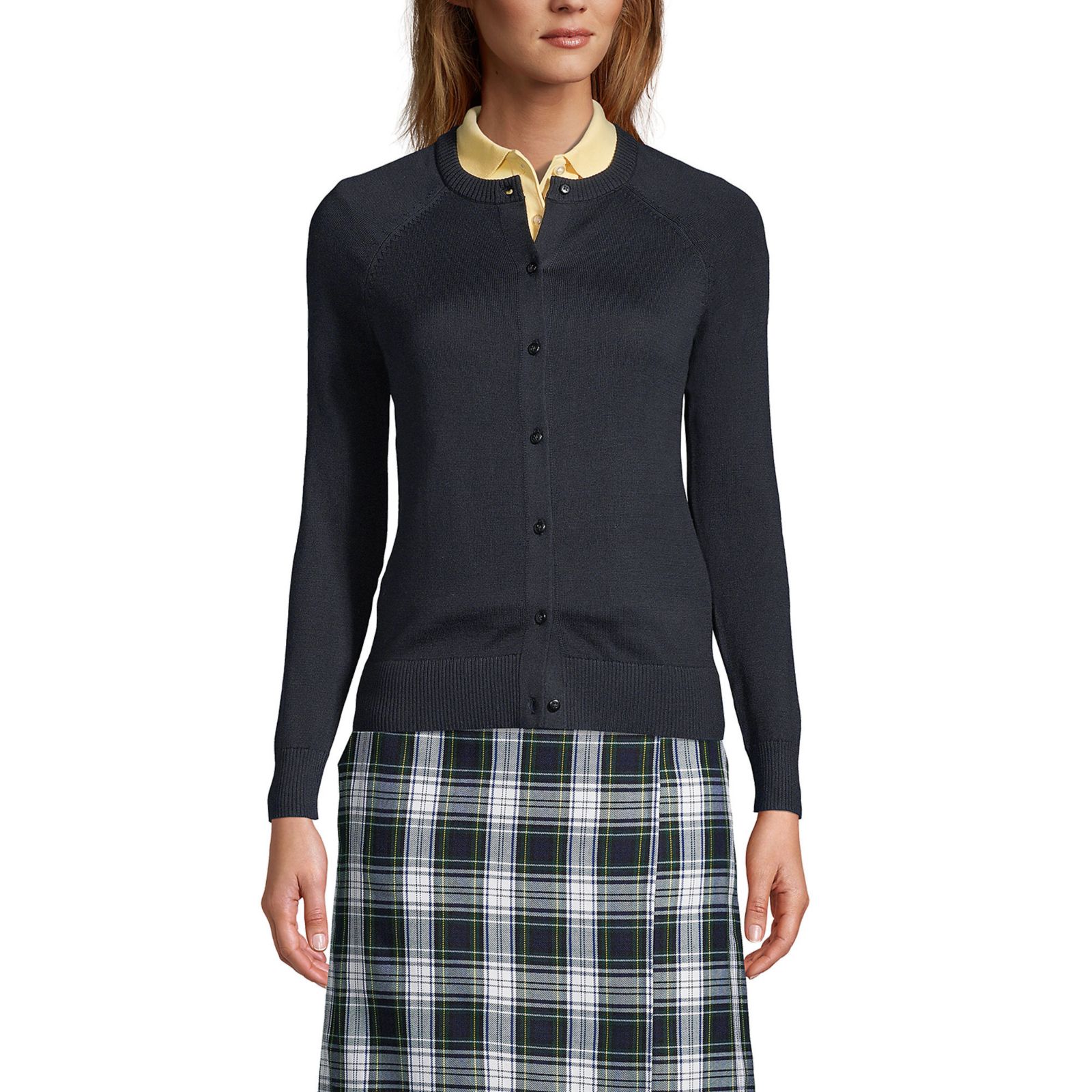 Lands' End Women's Cotton Modal Cardigan Sweater