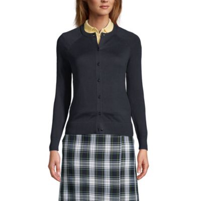 Lands' End Women's Cotton Modal Cardigan Sweater