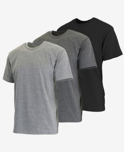 Blue Ice Men's Short Sleeve Crew Neck Classic T-shirt, Pack of 3