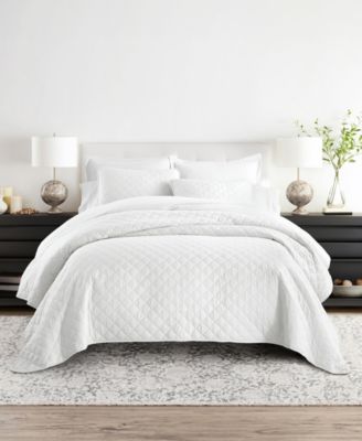 ienjoy Home Diamond Stitch 3-Pc. Lightweight Quilt Set, Full/Queen