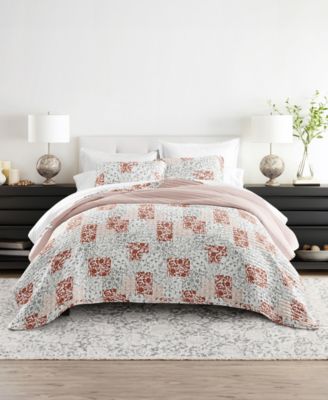 Комплект из 3 легких стеганых одеял ienjoy Home Scrolled Patchwork, Full/Queen