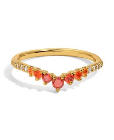 Кольцо Girls Crew Faux Cubic Zirconia Birthstone