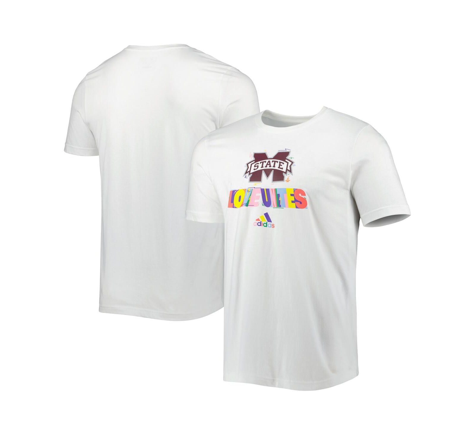 Men's adidas White Mississippi State Bulldogs Pride Fresh T-shirt