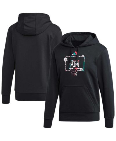 Мужское худи adidas Black Texas A&M Aggies Pullover