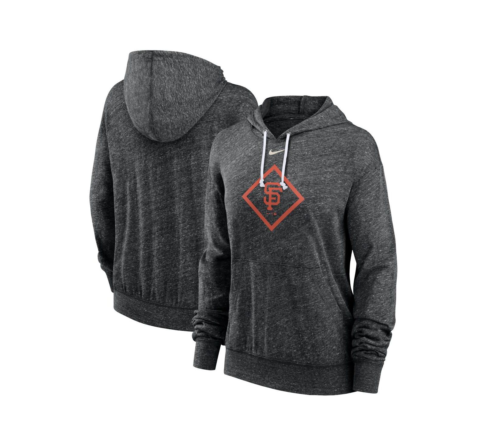 Женское флисовое худи Nike Black San Francisco Giants Diamond Icon Gym Vintage-Like