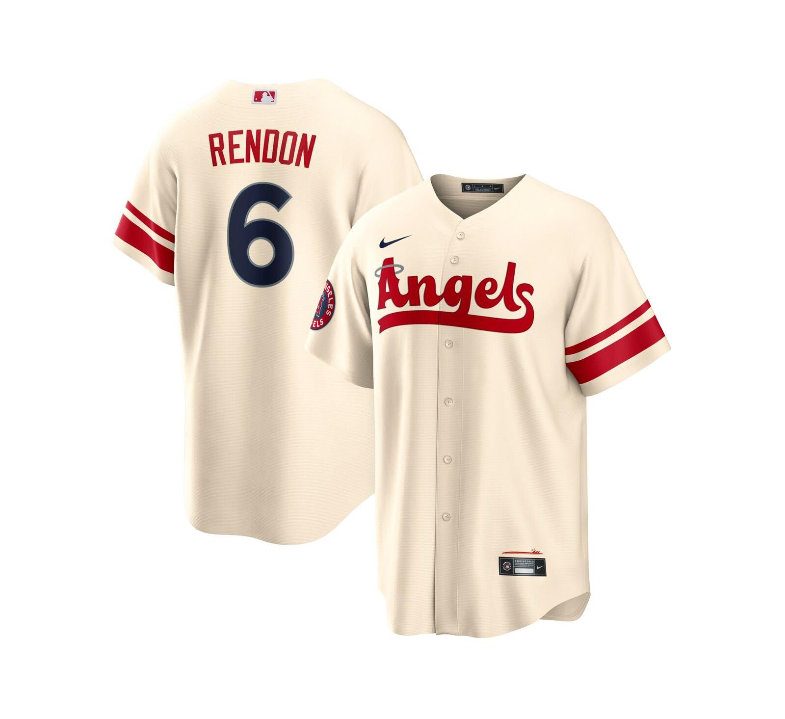 Мужская джерси Nike Anthony Rendon Los Angeles Angels City Connect Replica Player