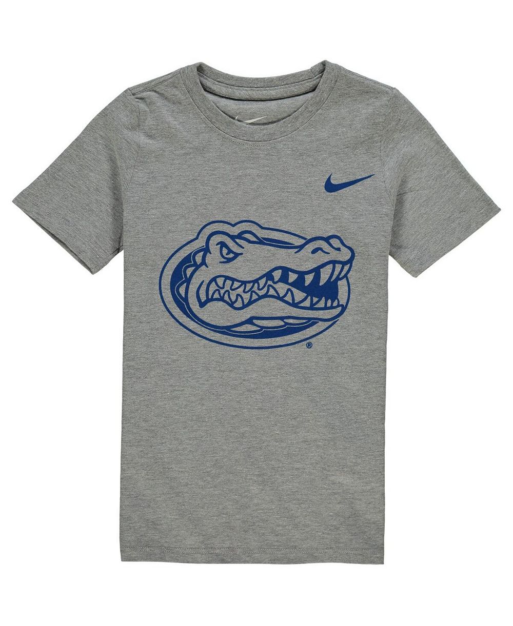 Детская футболка Nike Charcoal Florida Gators Logo для мальчиков и девочек