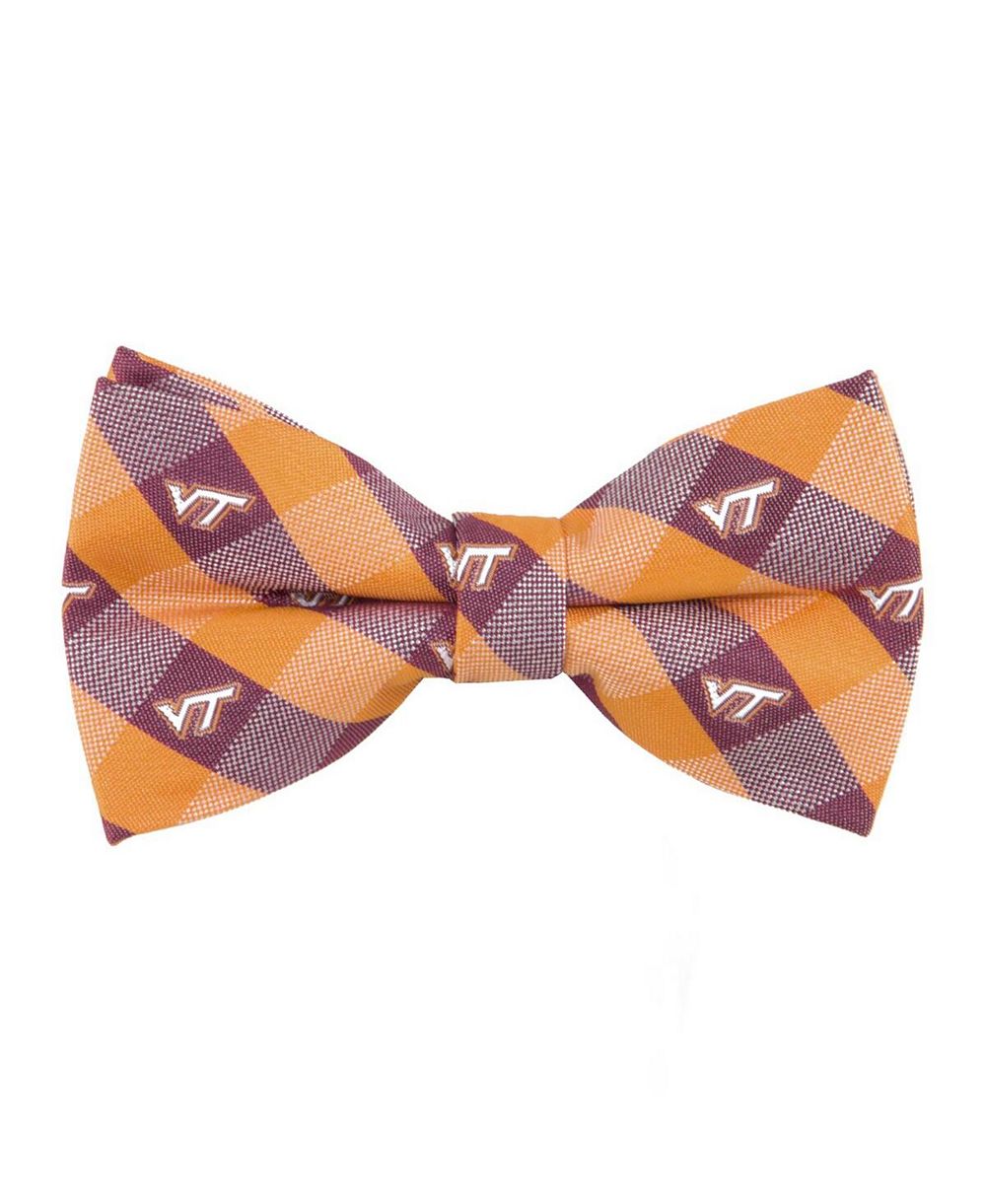 Мужской клетчатый галстук-бабочка Eagles Wings Maroon Virginia Tech Hokies